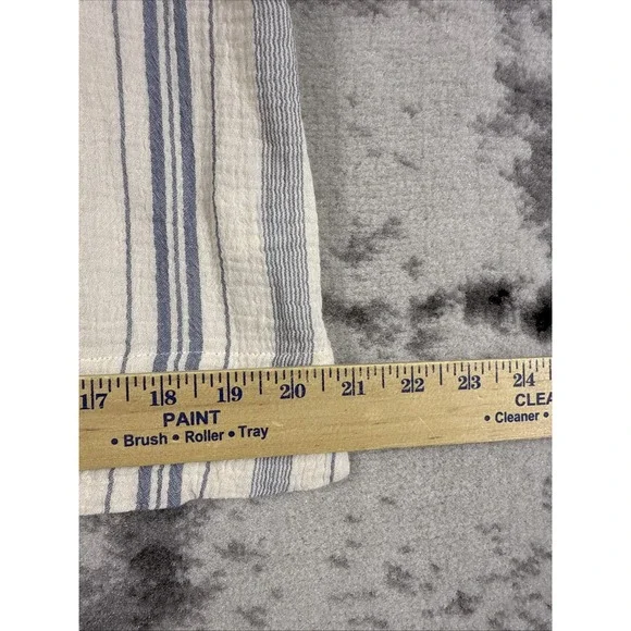 Faherty Organic Cotton Top Womens Small Gauze Striped Sleeveless Comfort‎ Casual - Picture 4 of 10